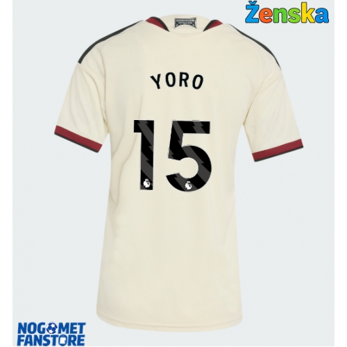 Manchester United Leny Yoro #15 Rezervni Dres za Ženska 2026-27 Kratak Rukav